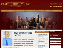 Tablet Screenshot of clarkeyoung.com